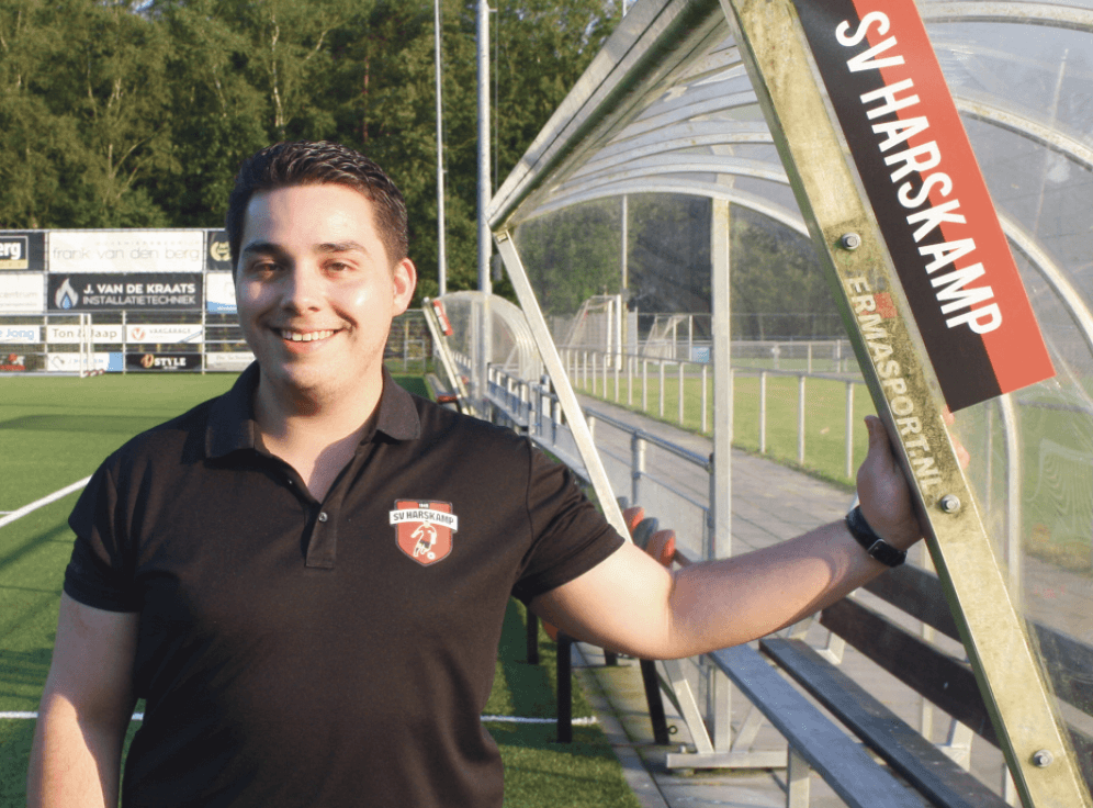 Melle Schrauwen is de nieuwe trainer van Harskamp 2