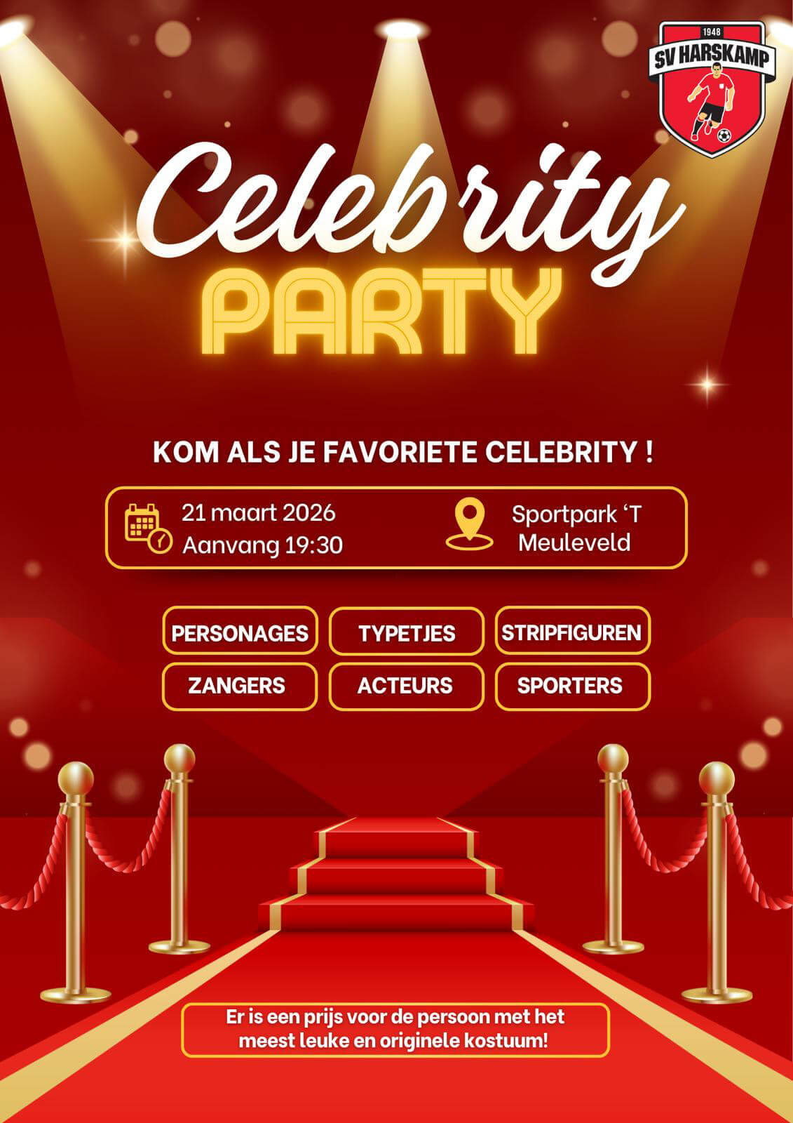 Celebrity Party: 21 maart 2026